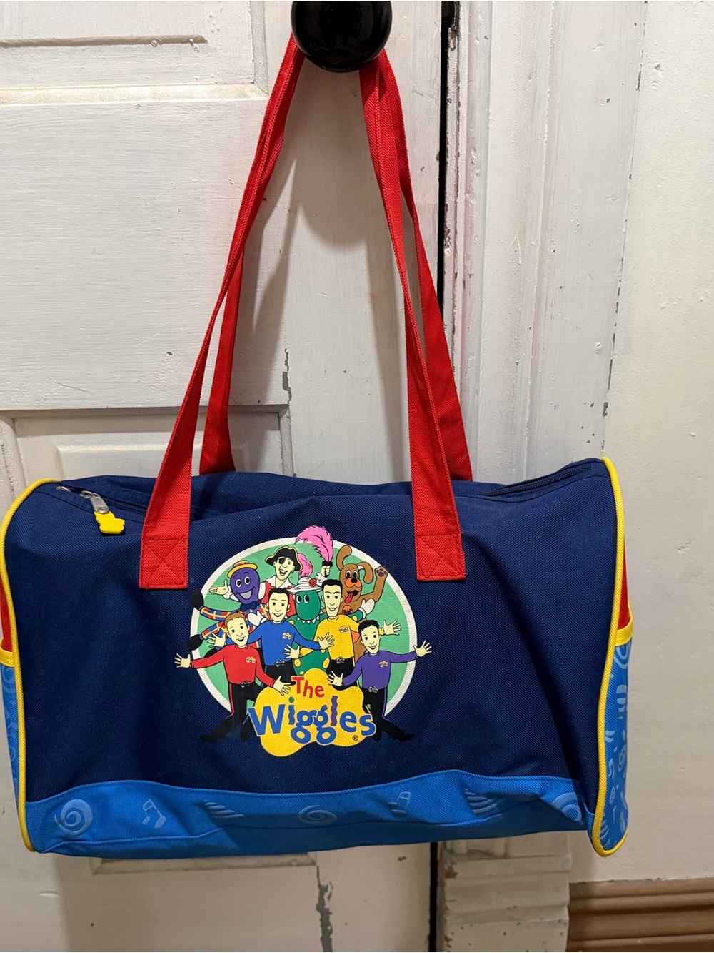 Navy & Red Kids Travel Bag